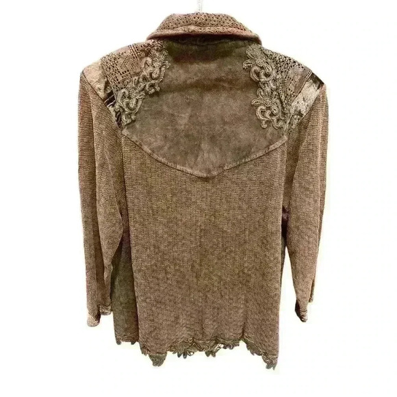 Vintage Holuc Venezia Women's Blazer Jacket 100% Cotton Floral Design Multicolor - Picture 8 of 8